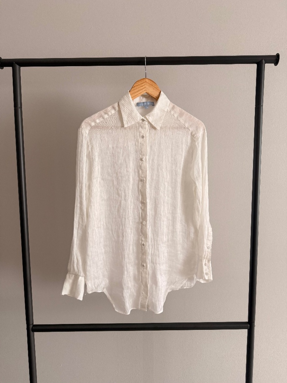 Antonio Melani Semi-Sheer Button Up